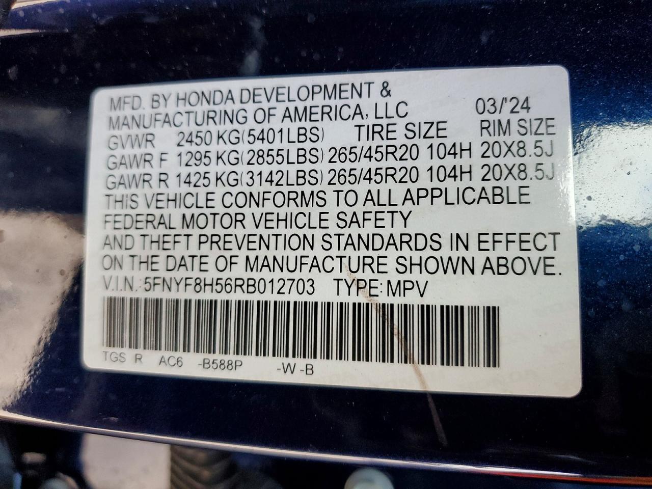 2024 HONDA PASSPORT
