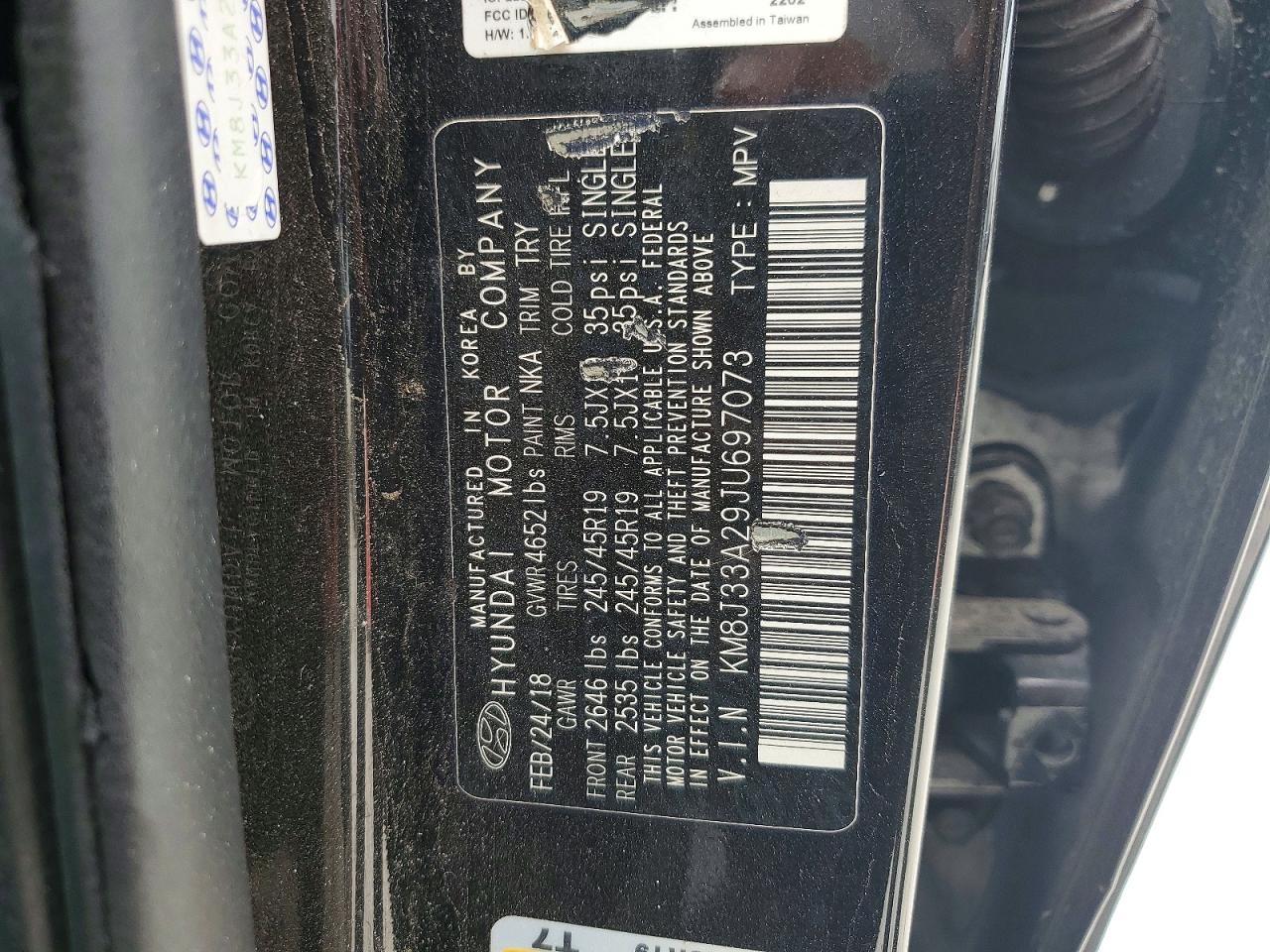 2018 HYUNDAI TUCSON