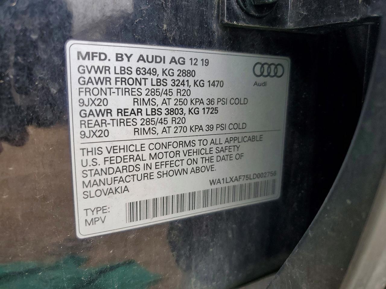 2020 AUDI Q7