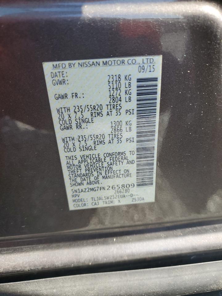 2015 NISSAN MURANO
