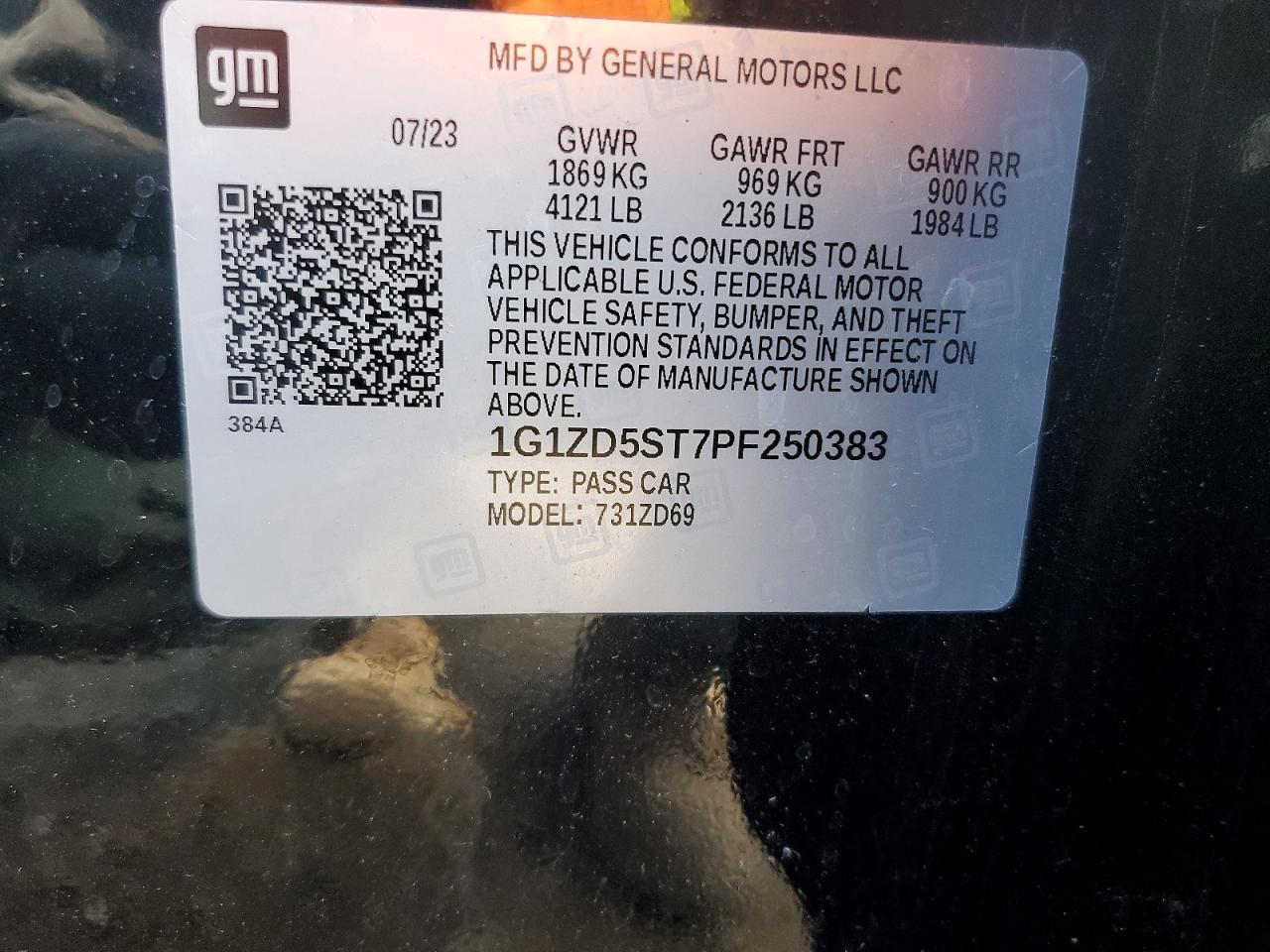 2023 CHEVROLET MALIBU