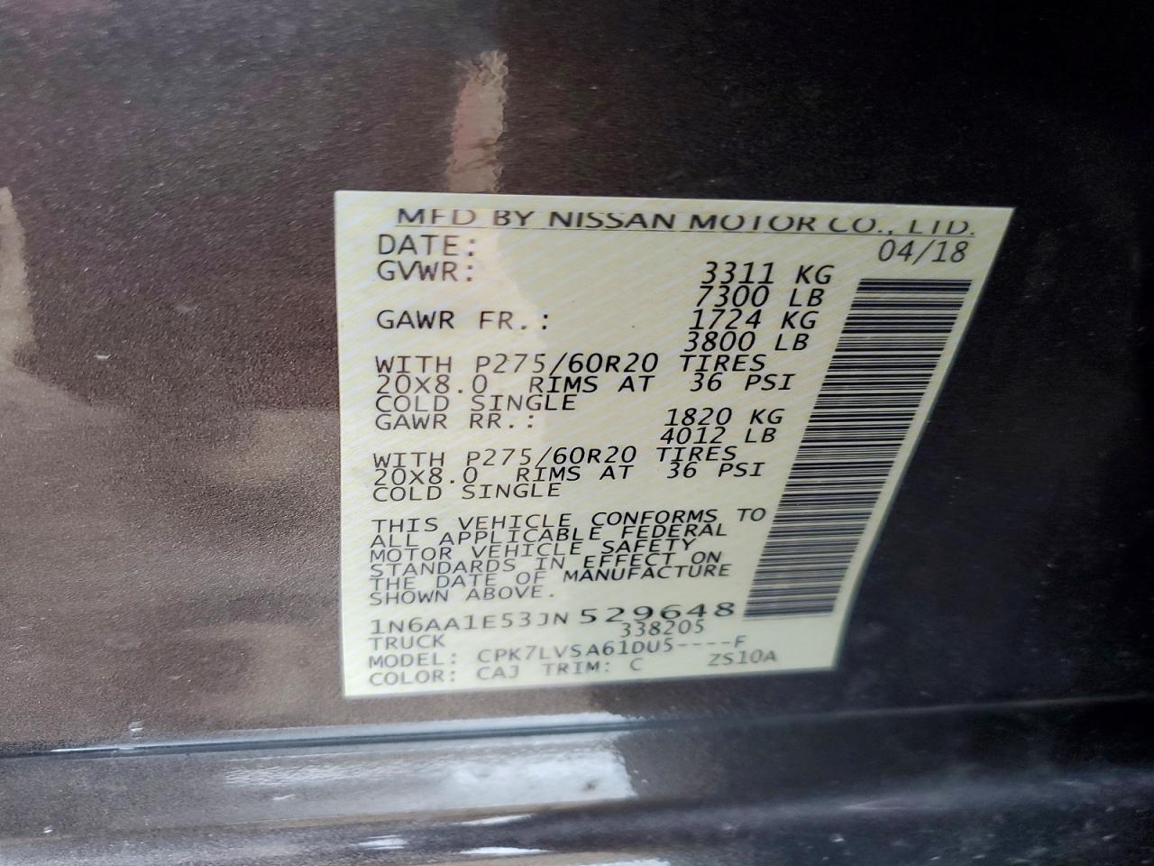 2018 NISSAN TITAN