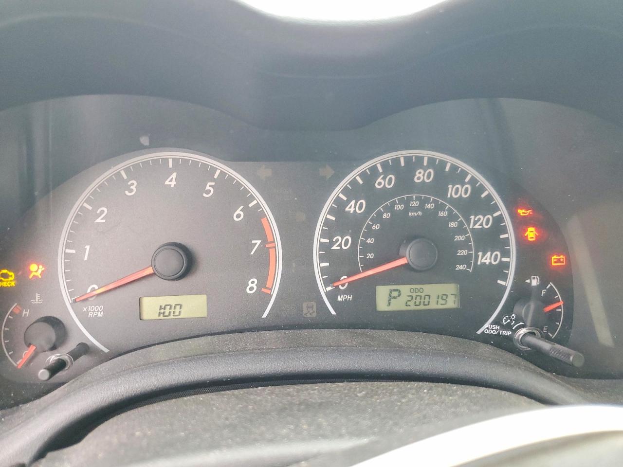 2009 TOYOTA COROLLA
