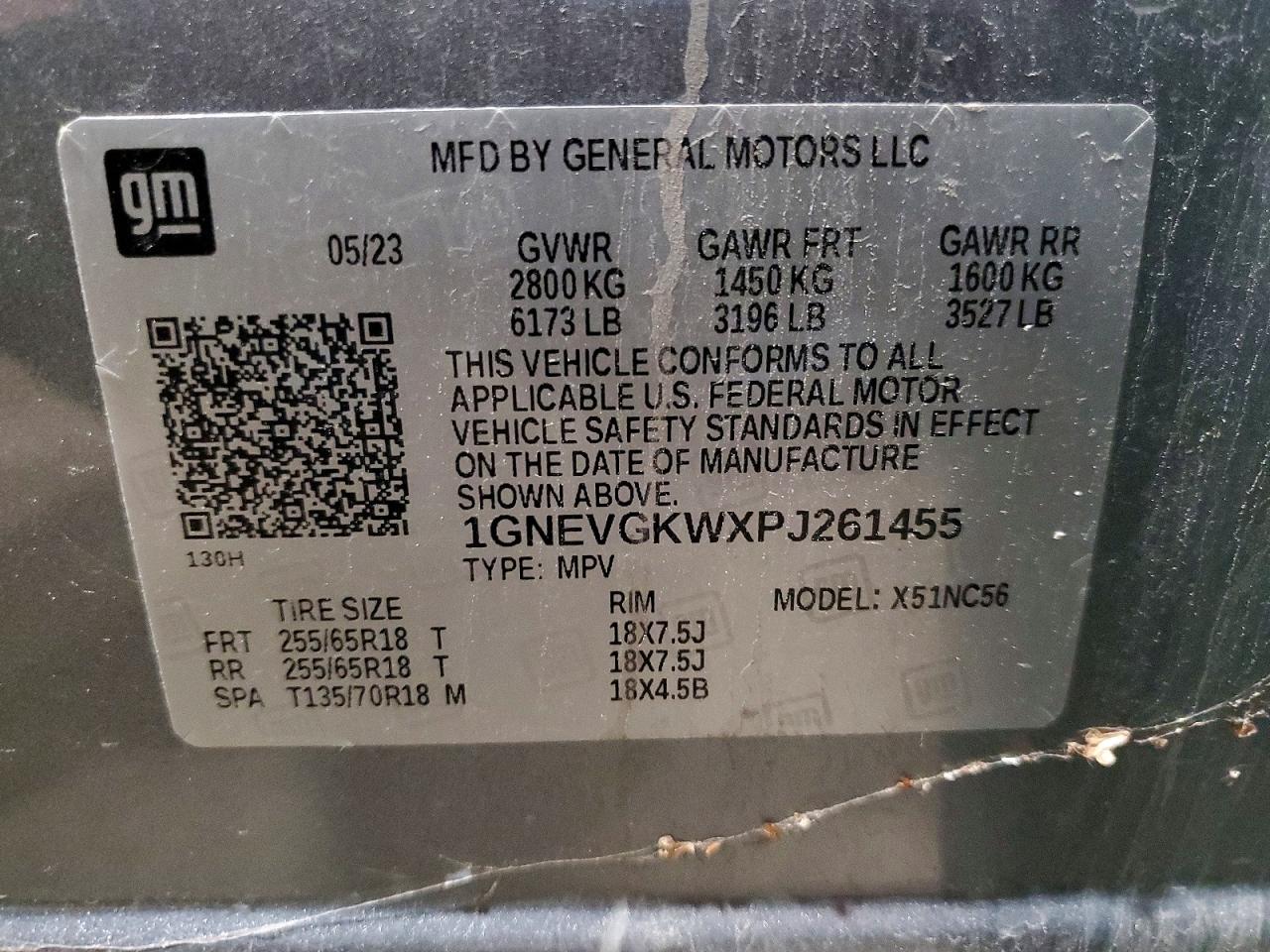2023 CHEVROLET TRAVERSE