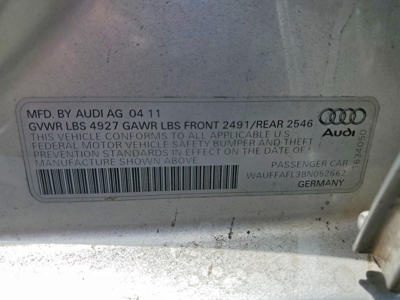 2011 AUDI A4