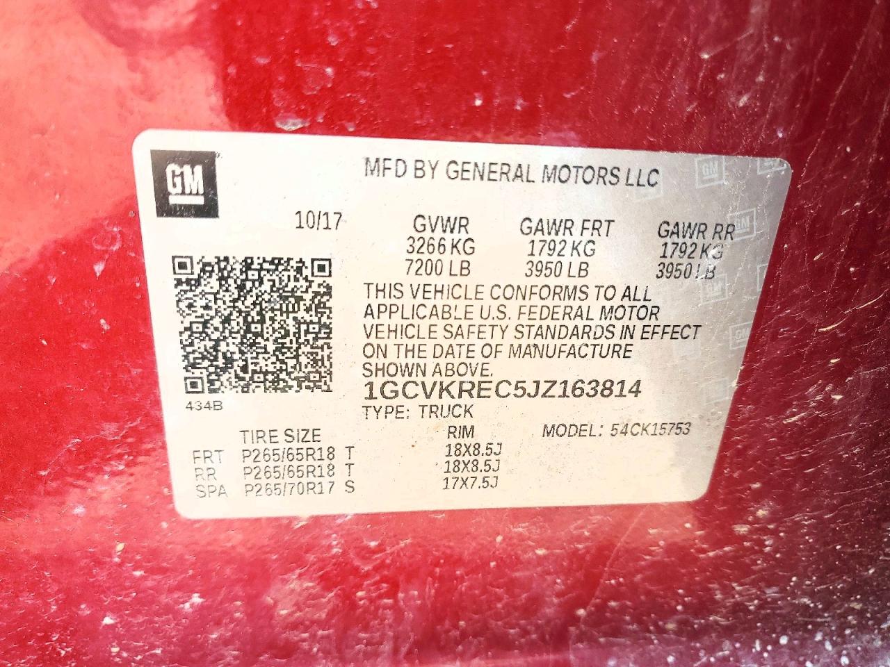 2018 CHEVROLET SILVERADO