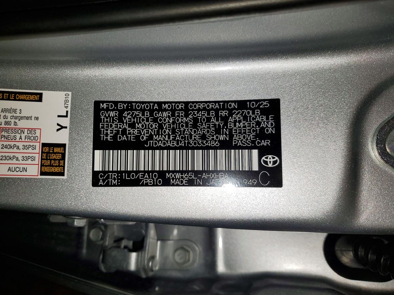 2026 TOYOTA PRIUS