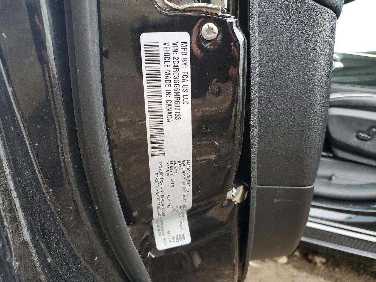 2021 CHRYSLER PACIFICA
