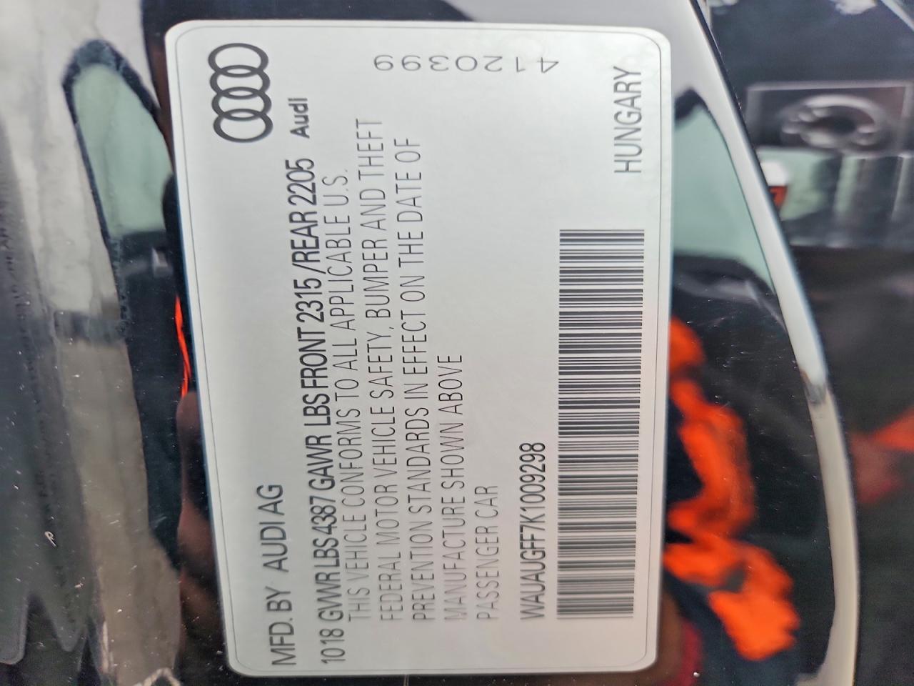 2019 AUDI A3