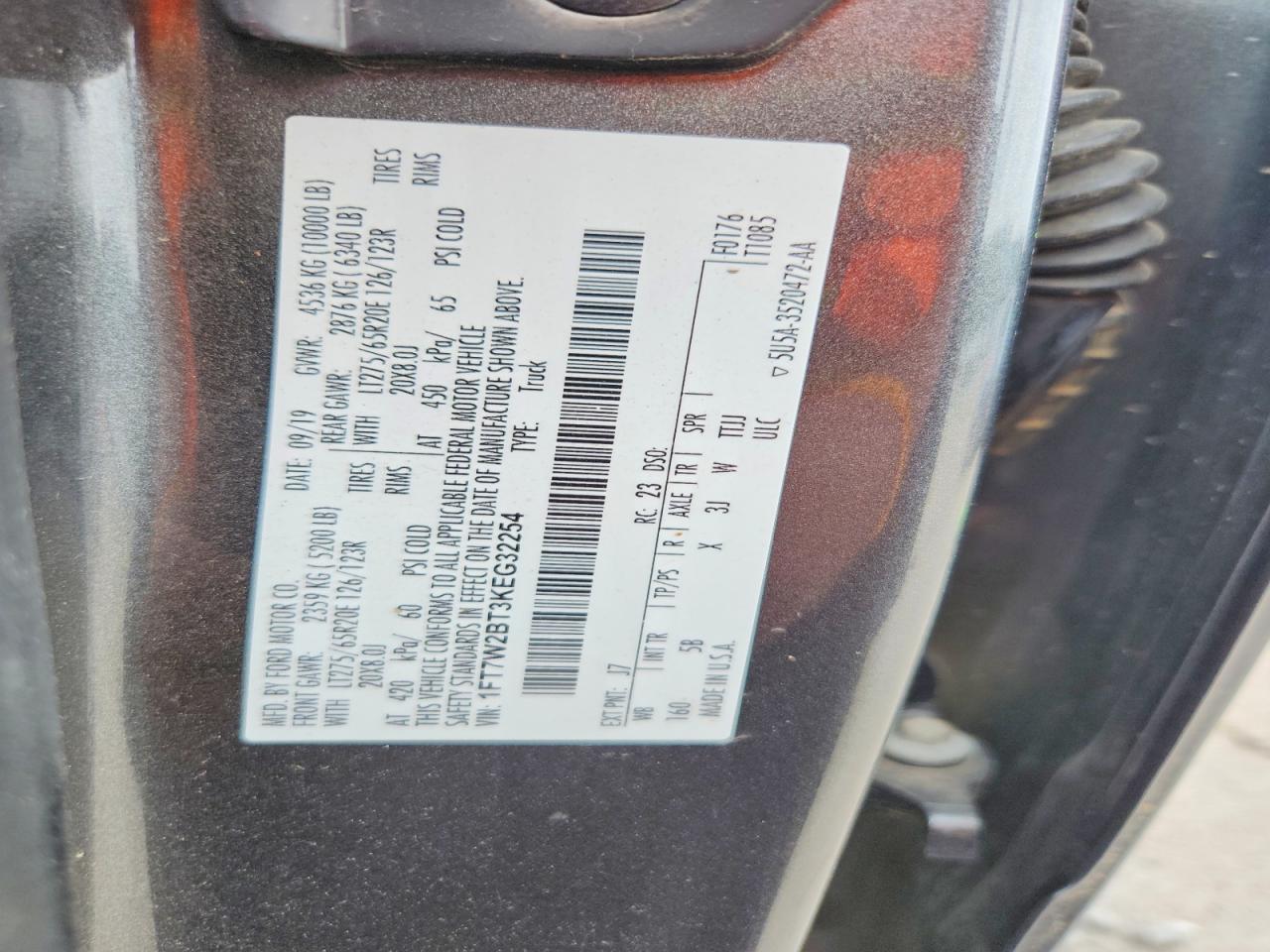 2019 FORD F250