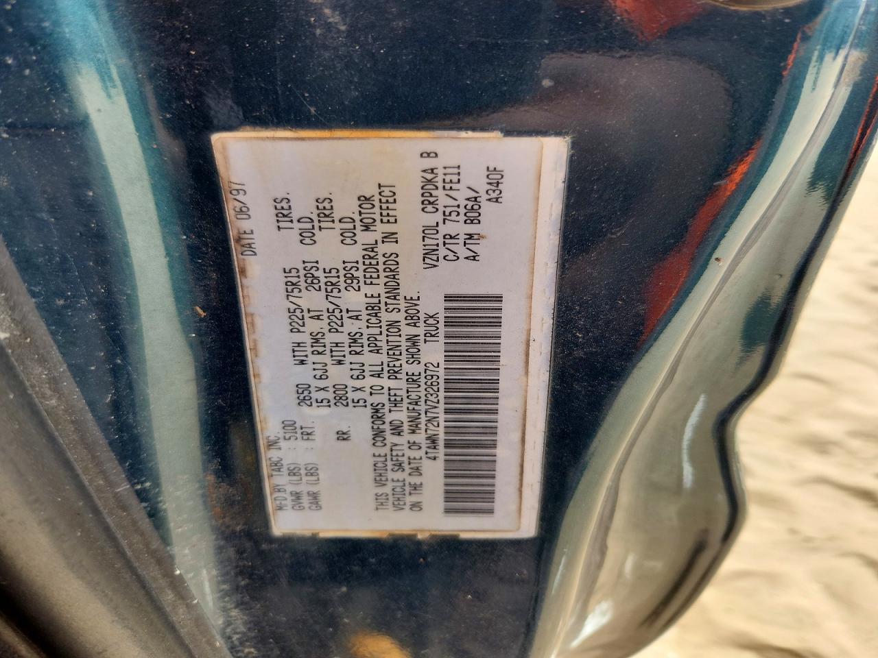 1997 TOYOTA TACOMA