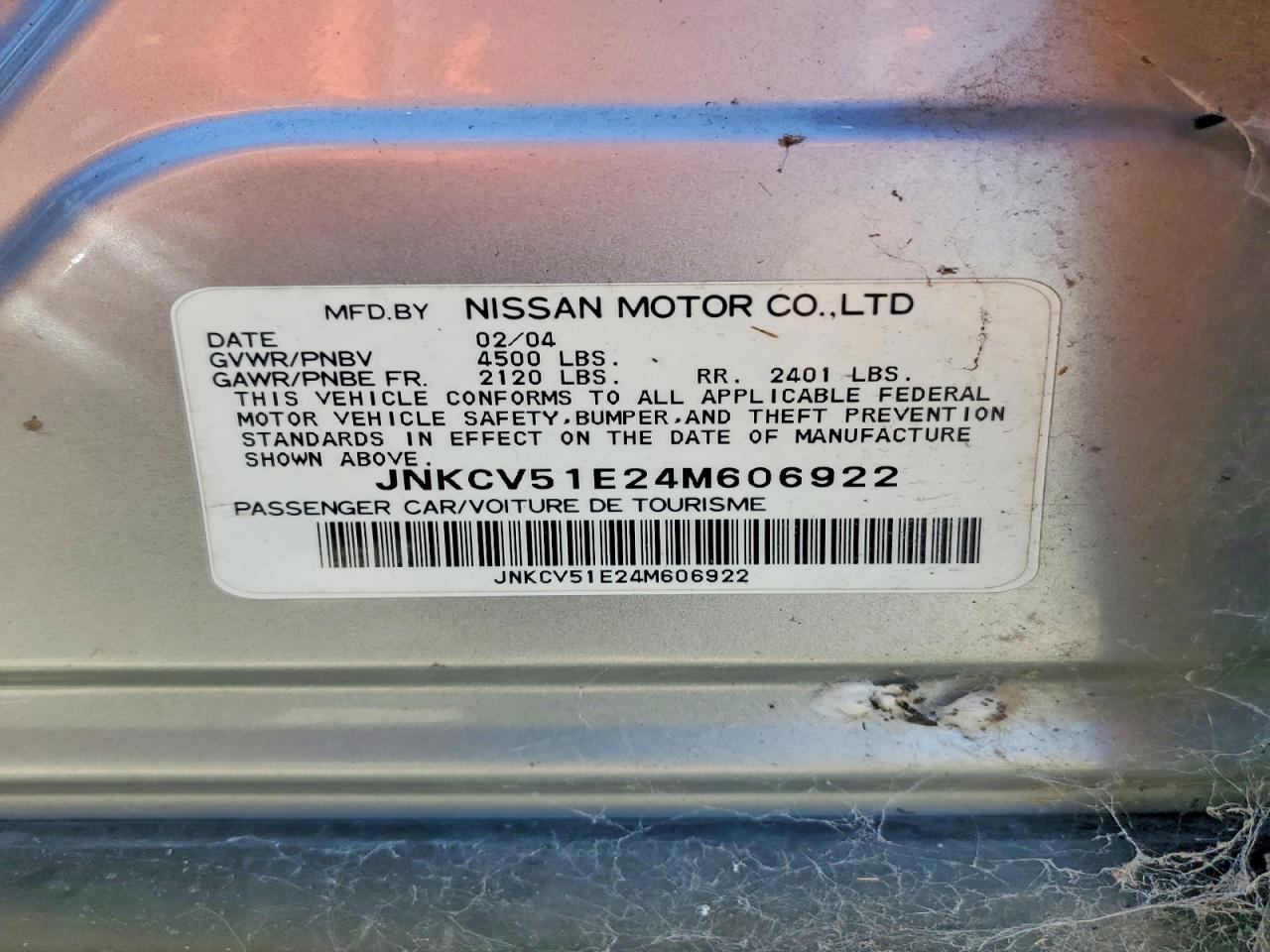 2004 INFINITI G35