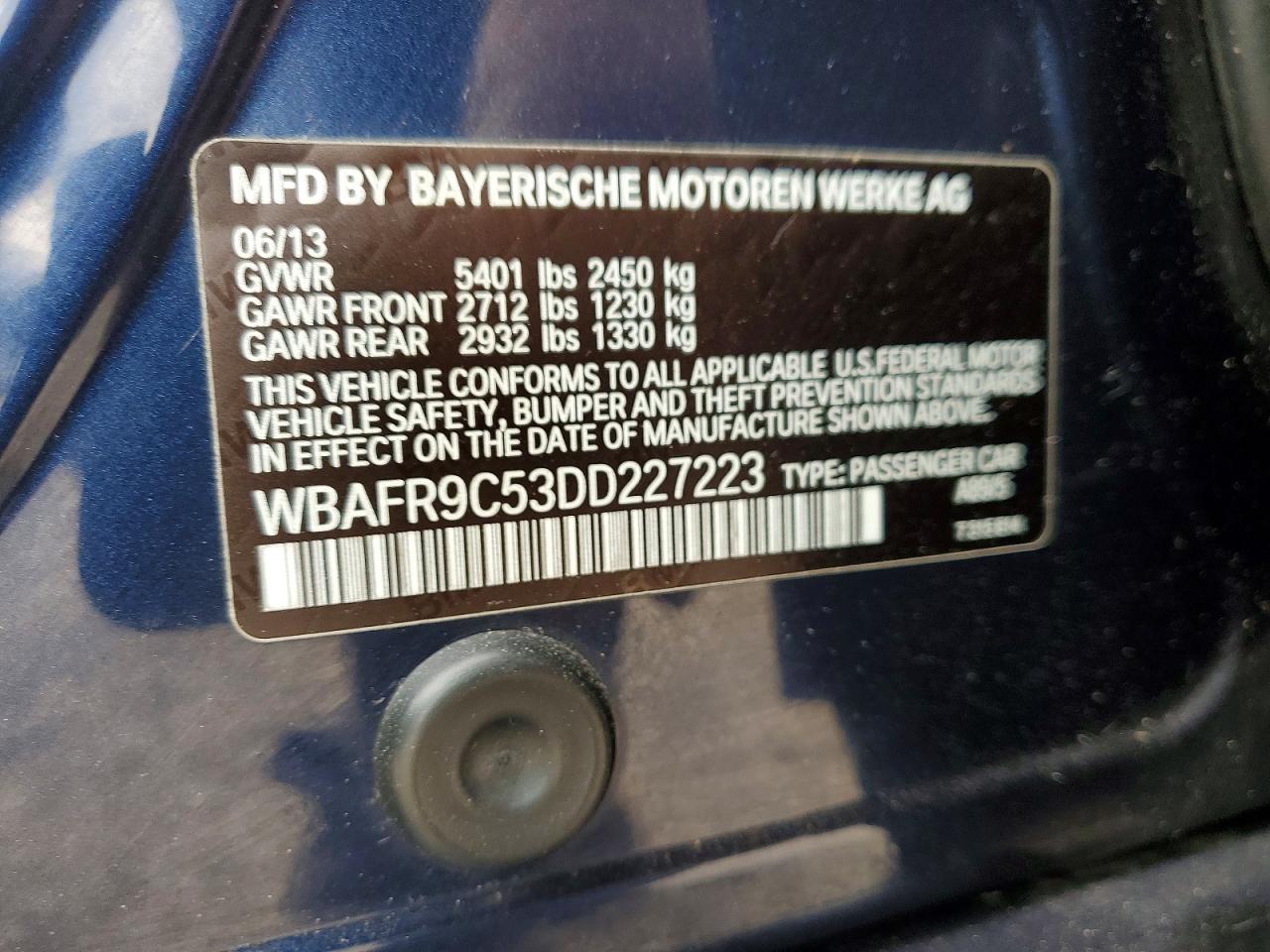 2013 BMW 5 SERIES