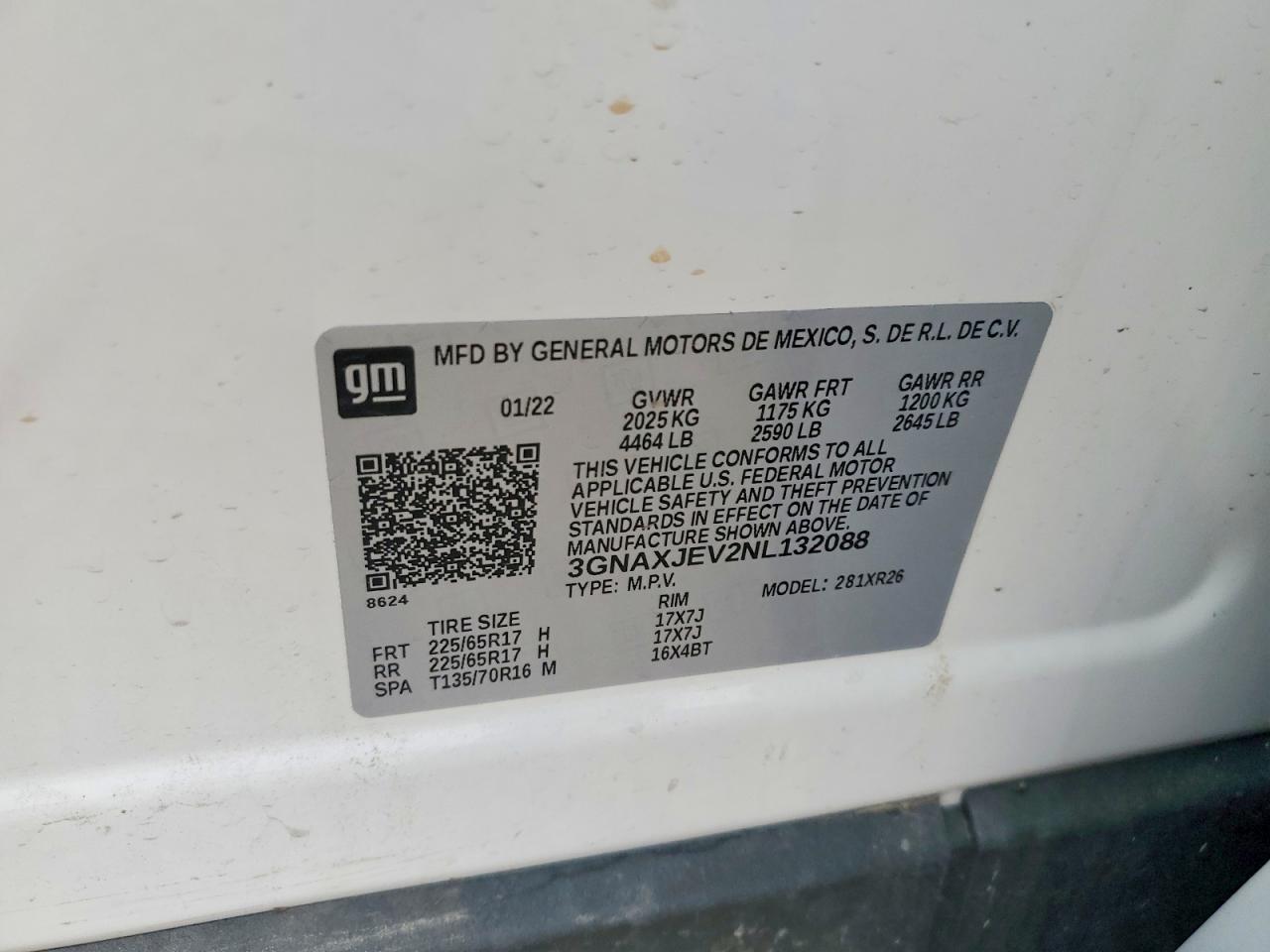 2022 CHEVROLET EQUINOX
