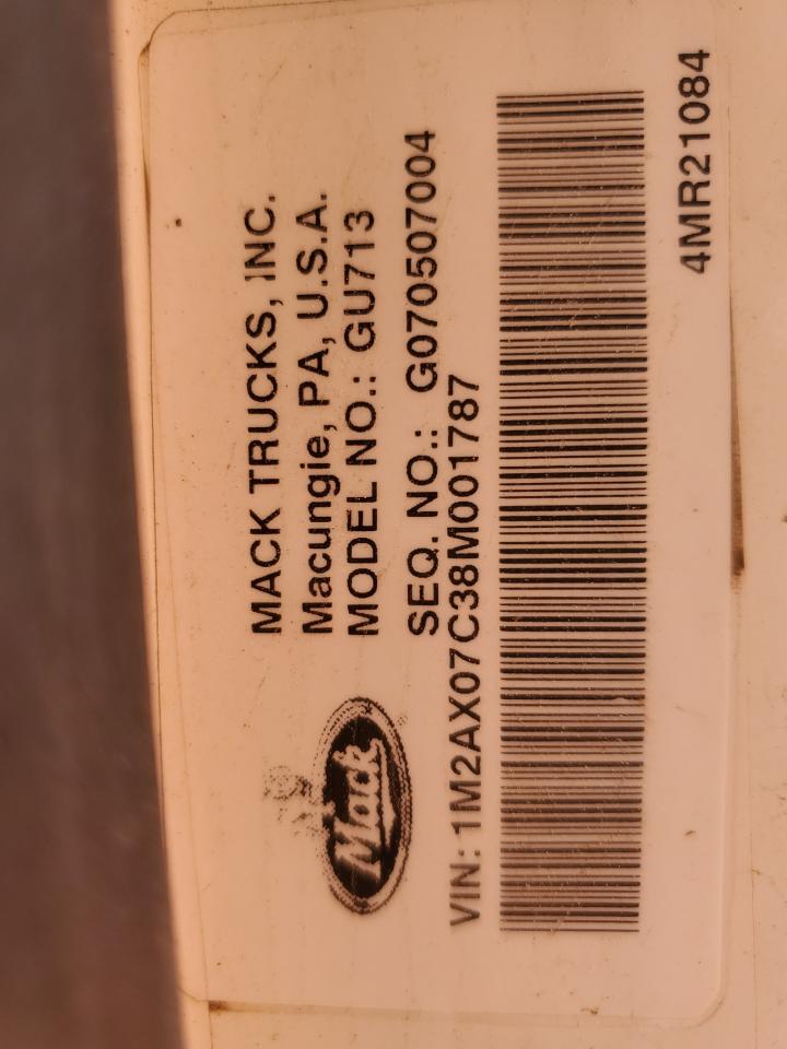 2008 MACK ALL MODELS