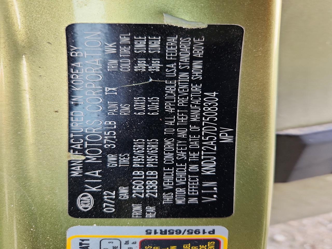 2013 KIA SOUL BASE