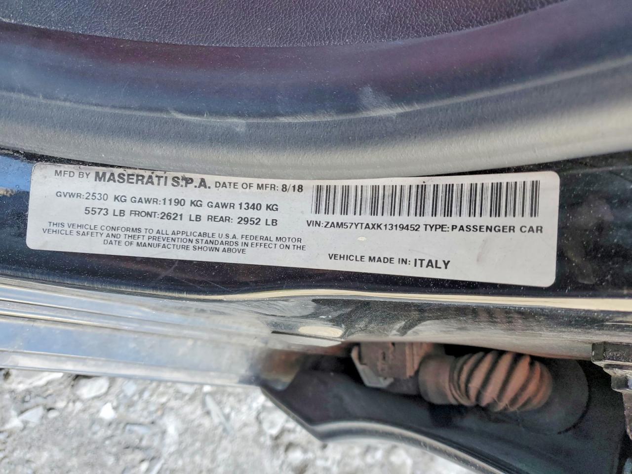 2019 MASERATI ALL OTHER