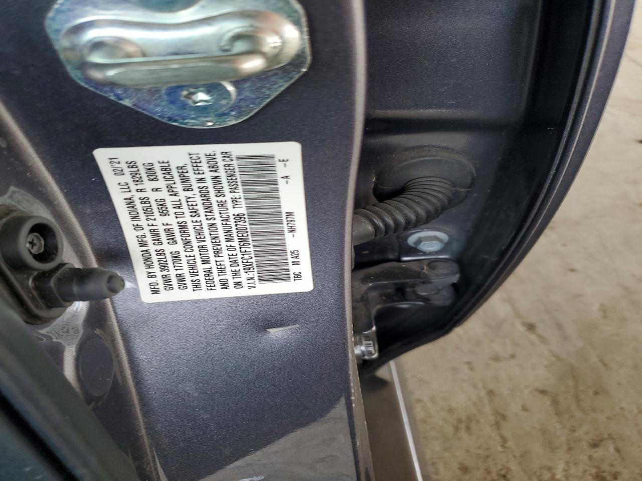 2021 HONDA CIVIC