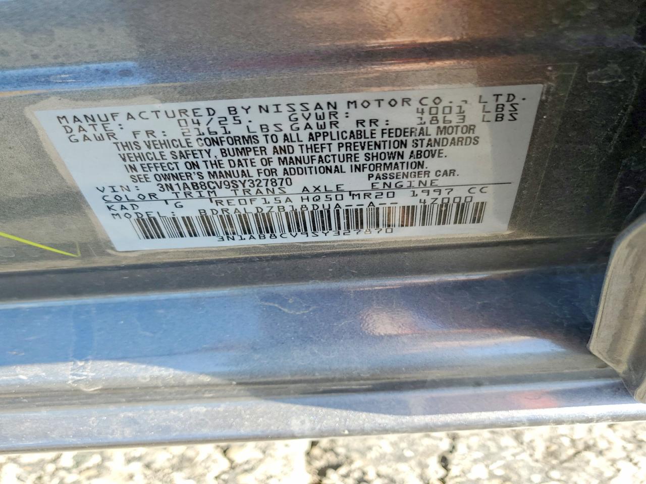2025 NISSAN SENTRA