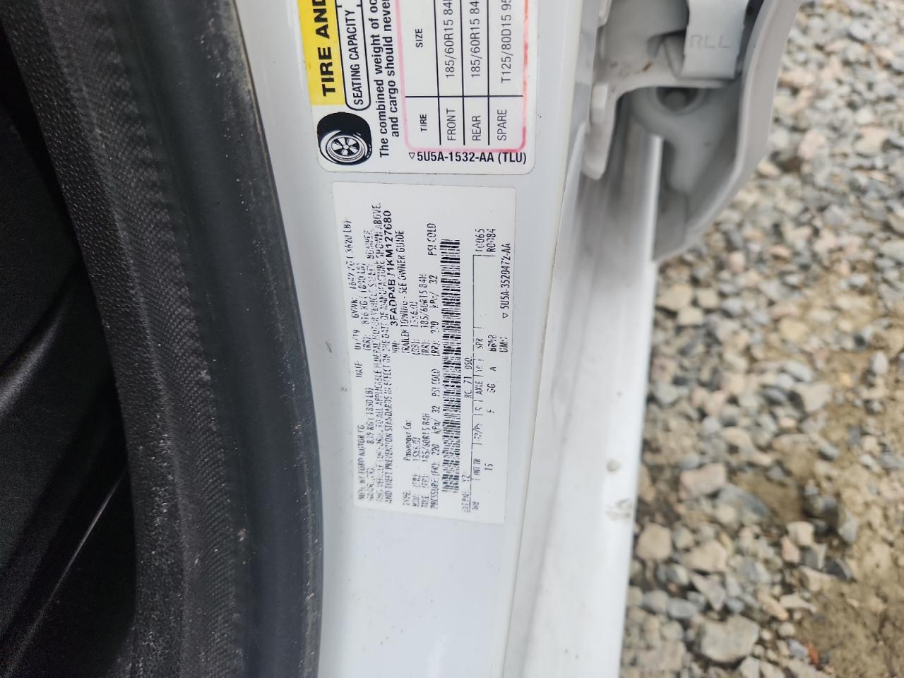 2019 FORD FIESTA