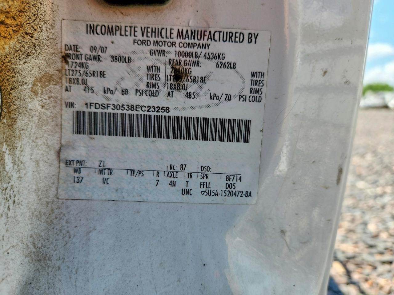 2008 FORD F350