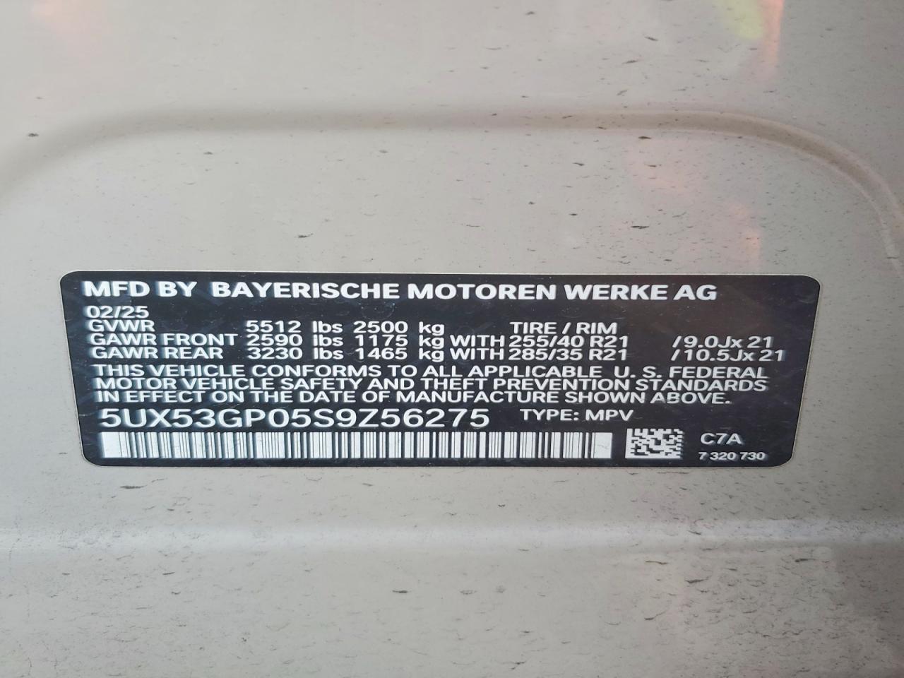 2025 BMW X3