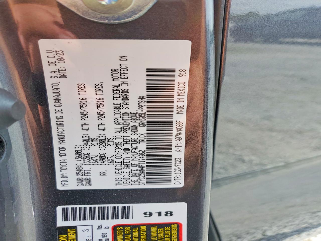 2023 TOYOTA TACOMA