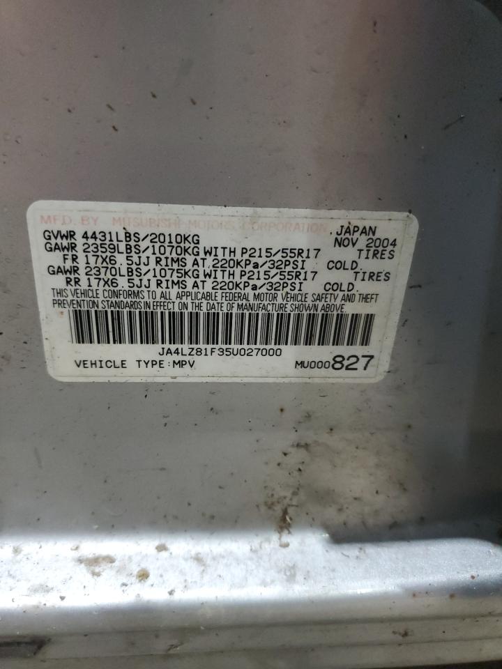 2005 MITSUBISHI OUTLANDER