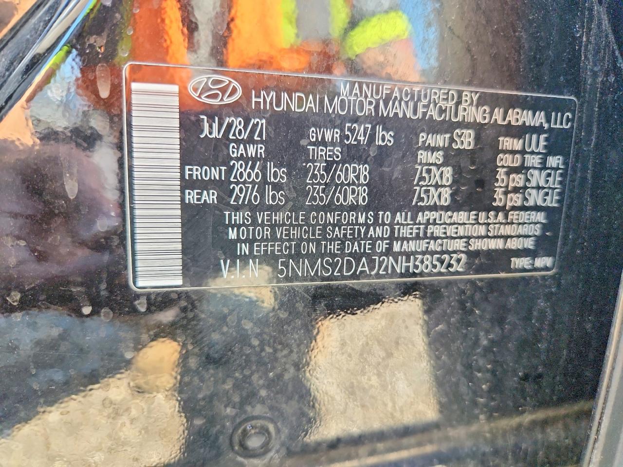 2022 HYUNDAI SANTA FE