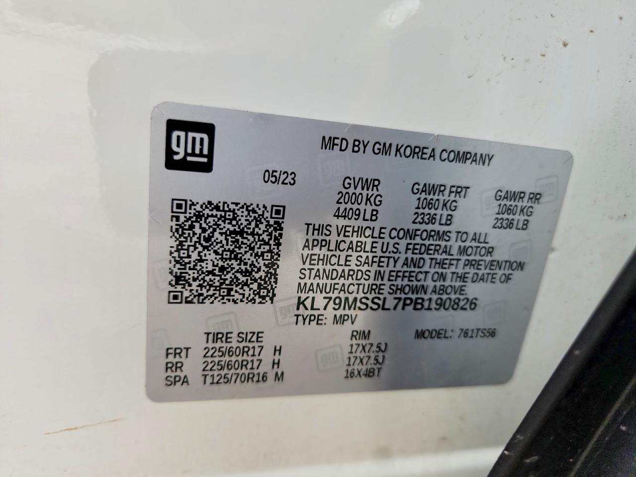2023 CHEVROLET TRAILBLAZE