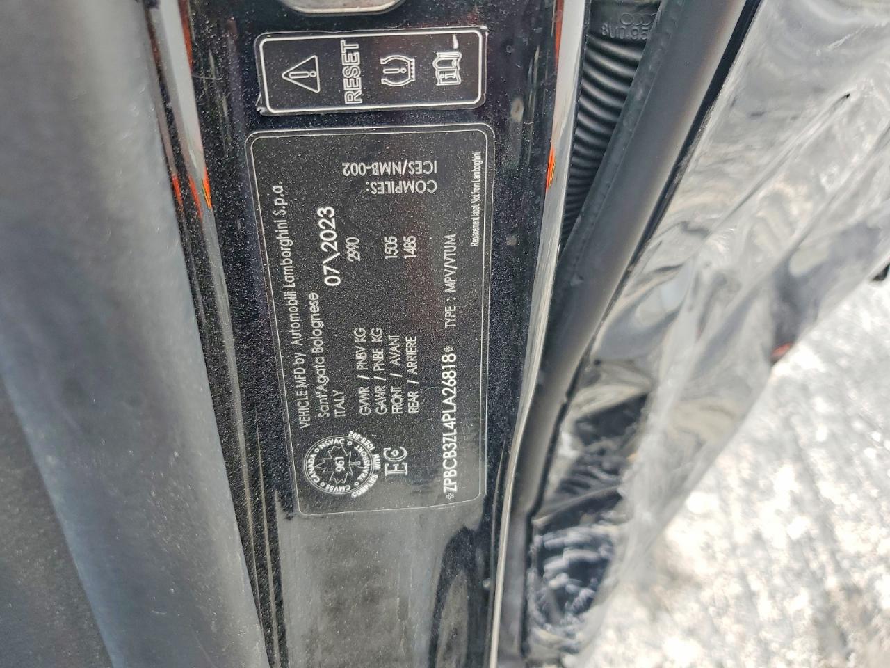 2023 LAMBORGHINI ALL OTHER