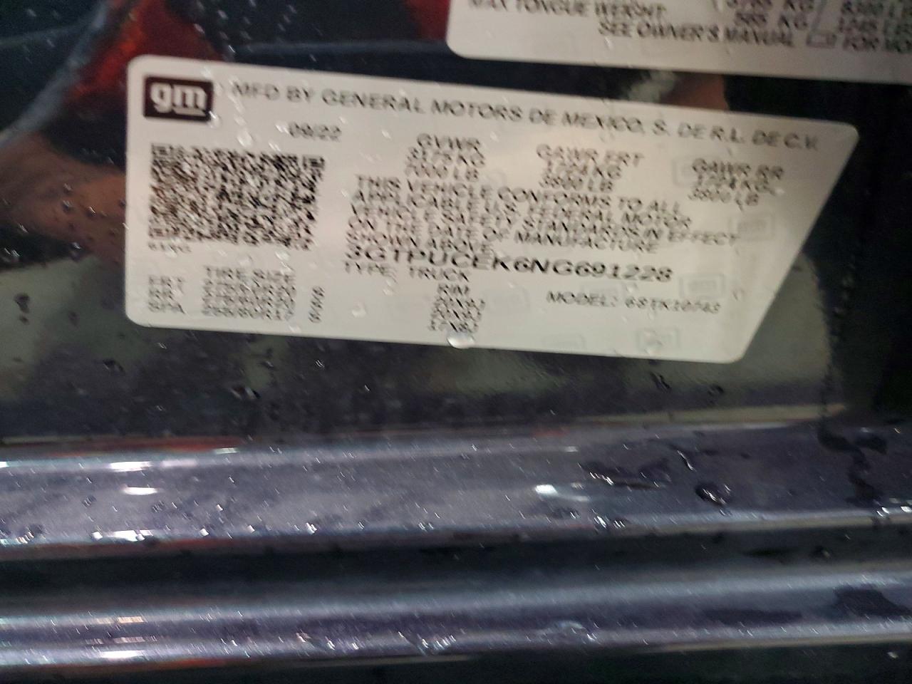 2022 GMC SIERRA