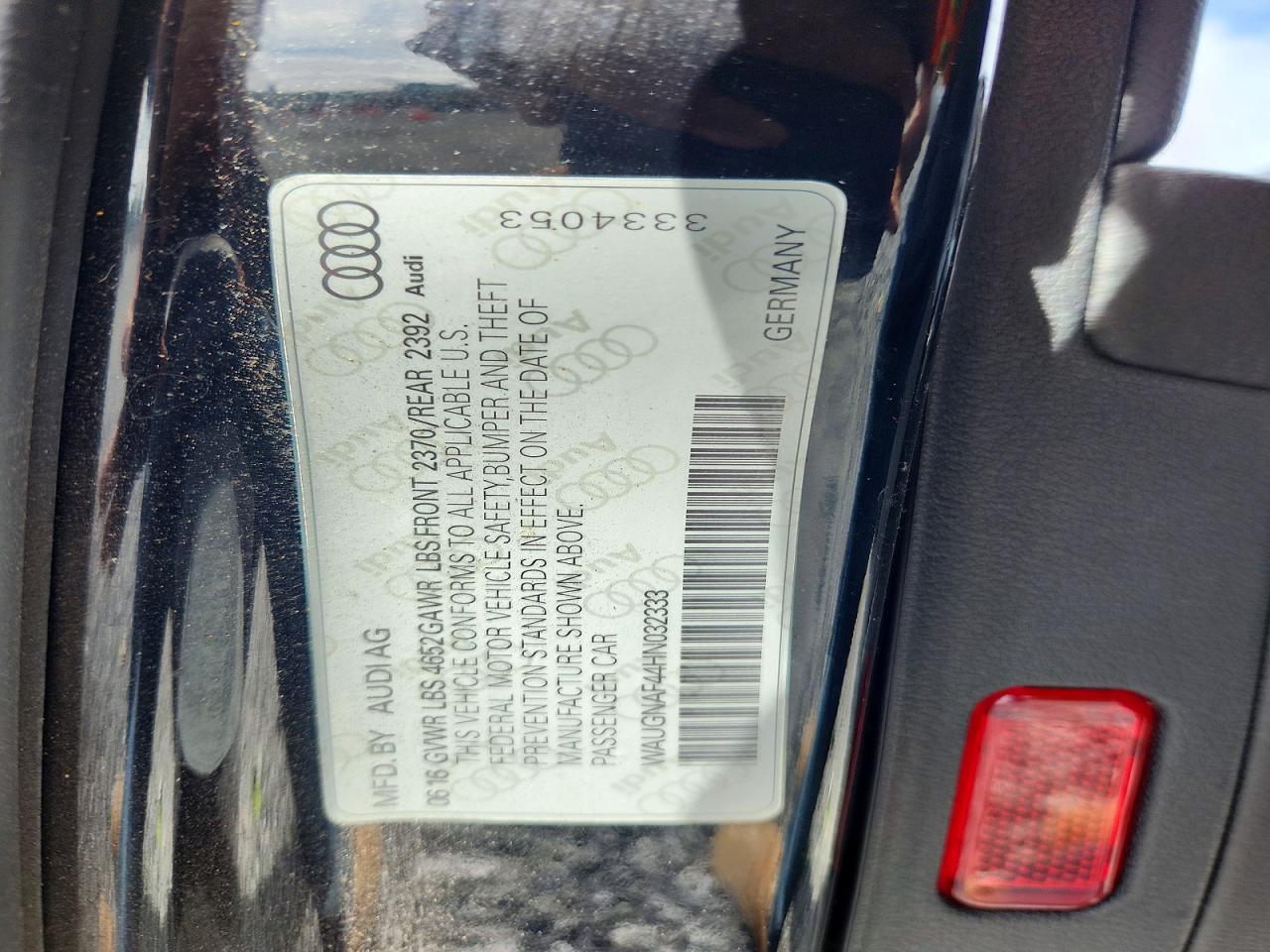 2017 AUDI A4