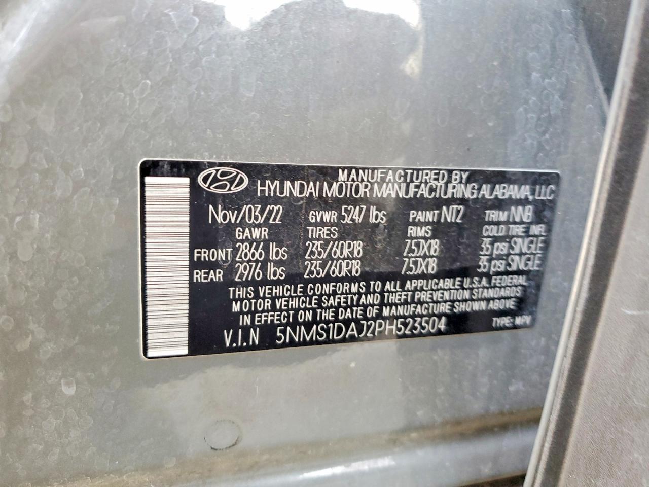 2023 HYUNDAI SANTA FE