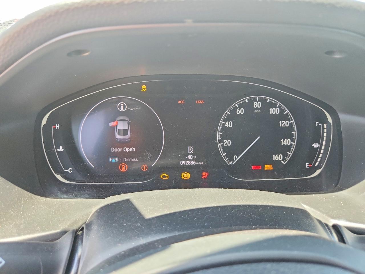 2019 HONDA ACCORD