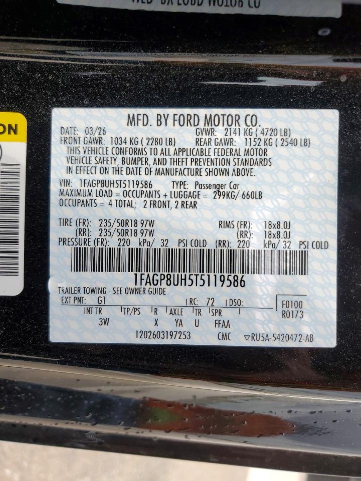 2026 FORD MUSTANG