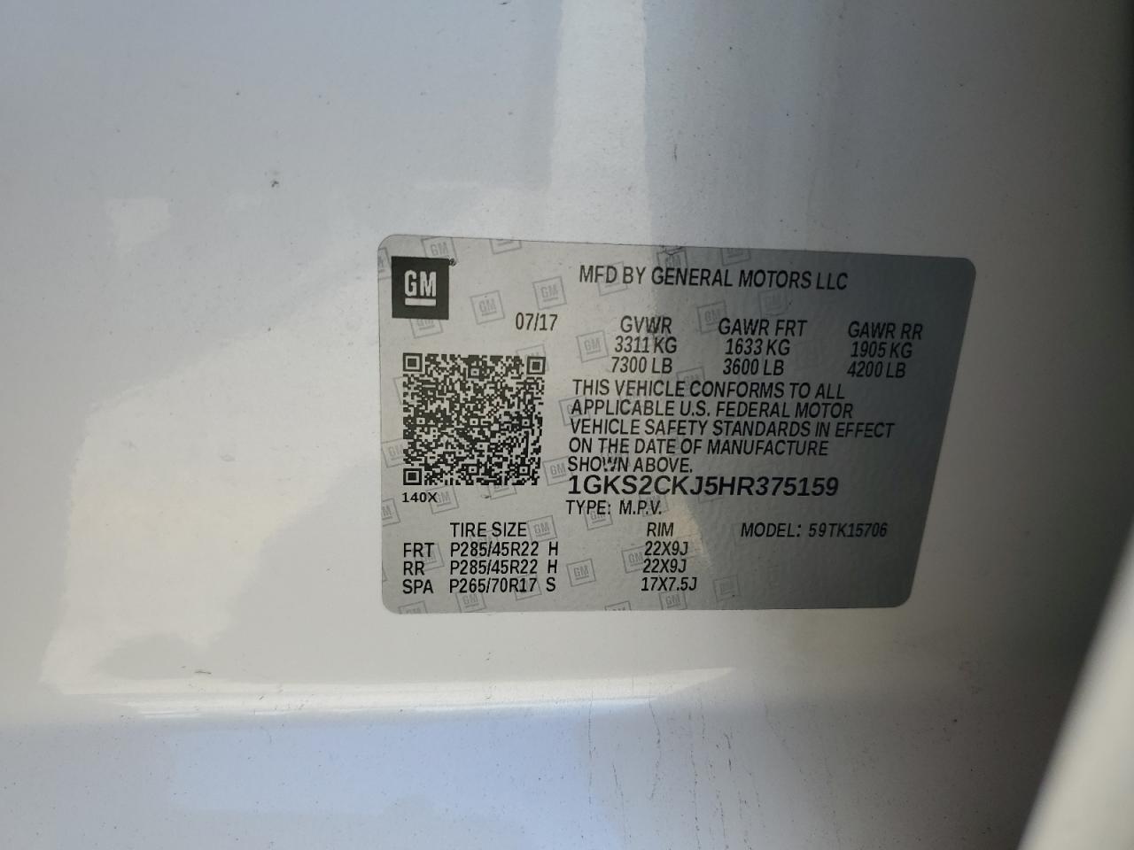 2017 GMC YUKON