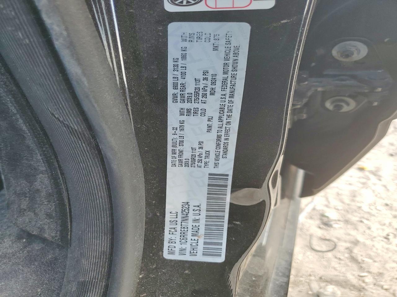 2022 RAM 1500