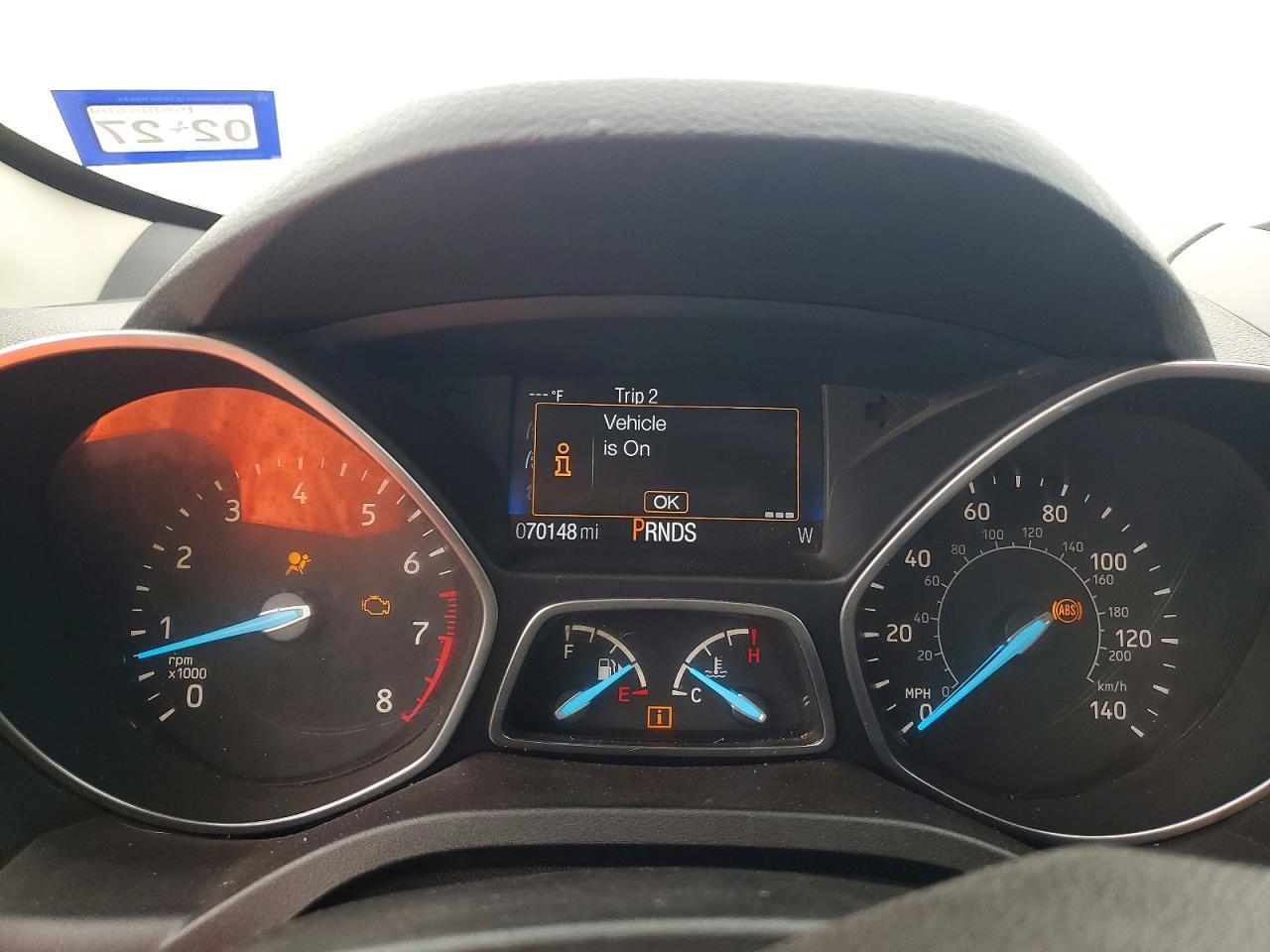 2019 FORD ESCAPE