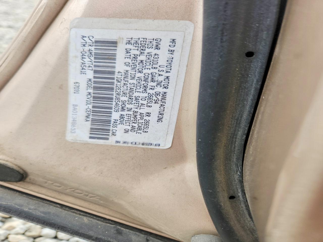 1994 TOYOTA CAMRY