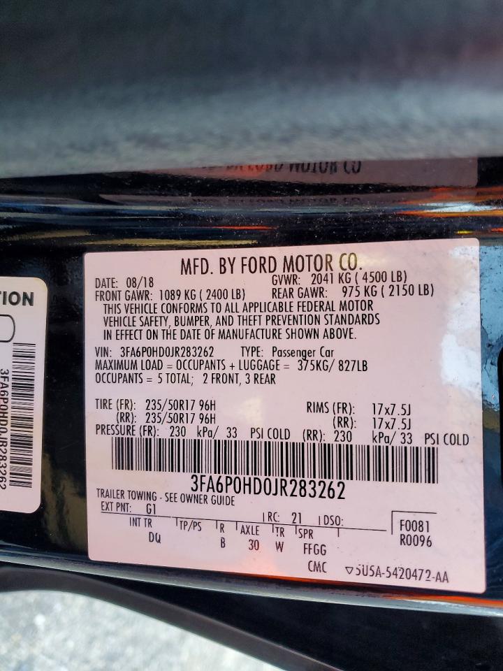 2018 FORD ALL Models