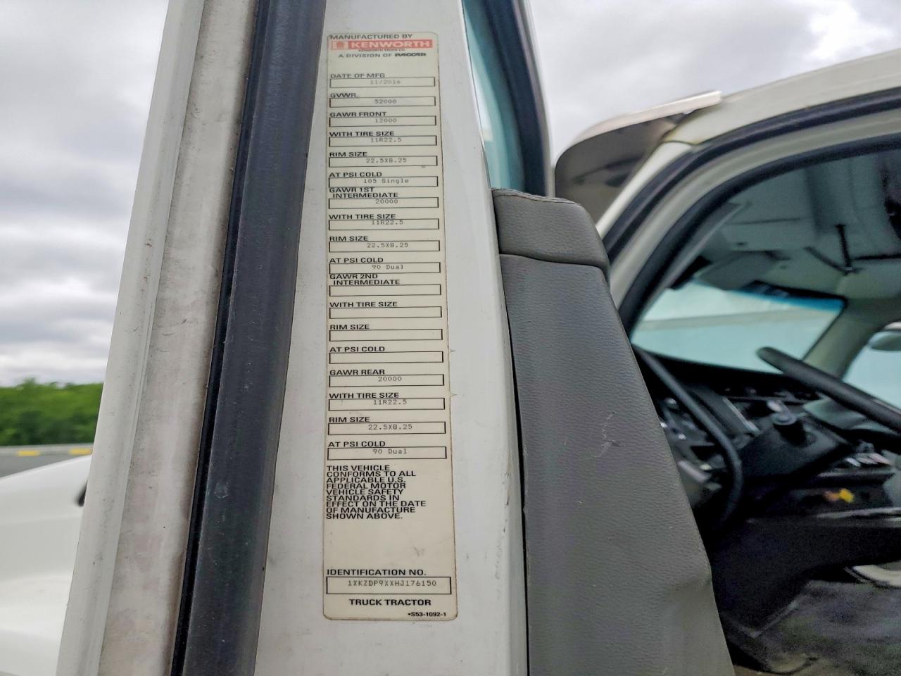 2018 KENWORTH ALL OTHER