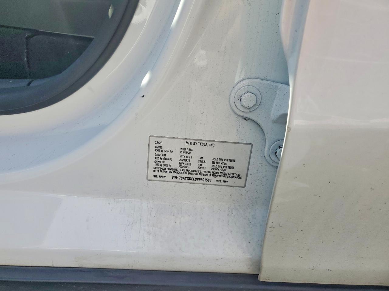 2023 TESLA MODEL Y