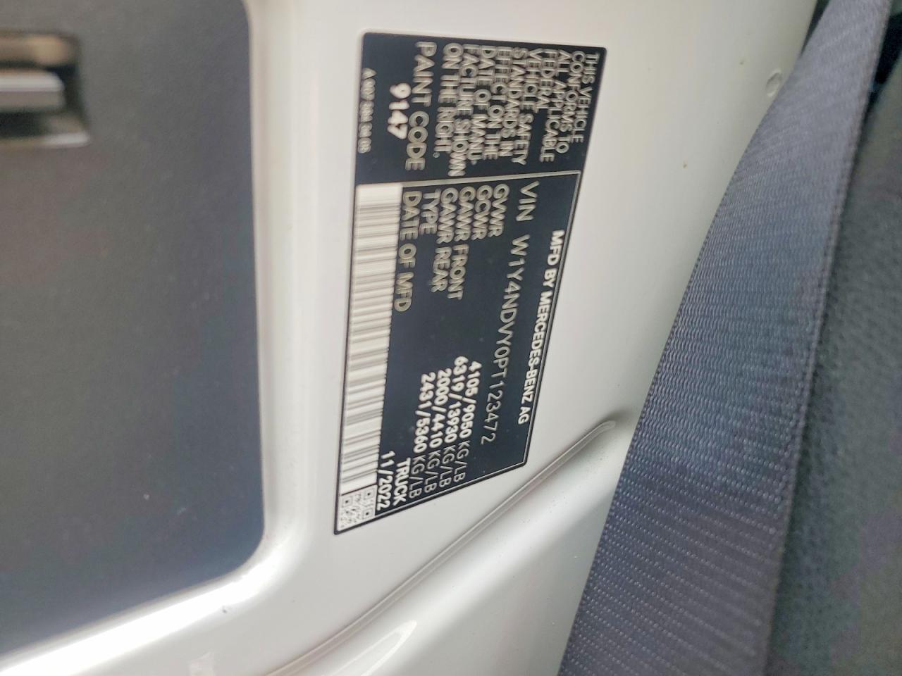 2023 MERCEDES BENZ SPRINTER