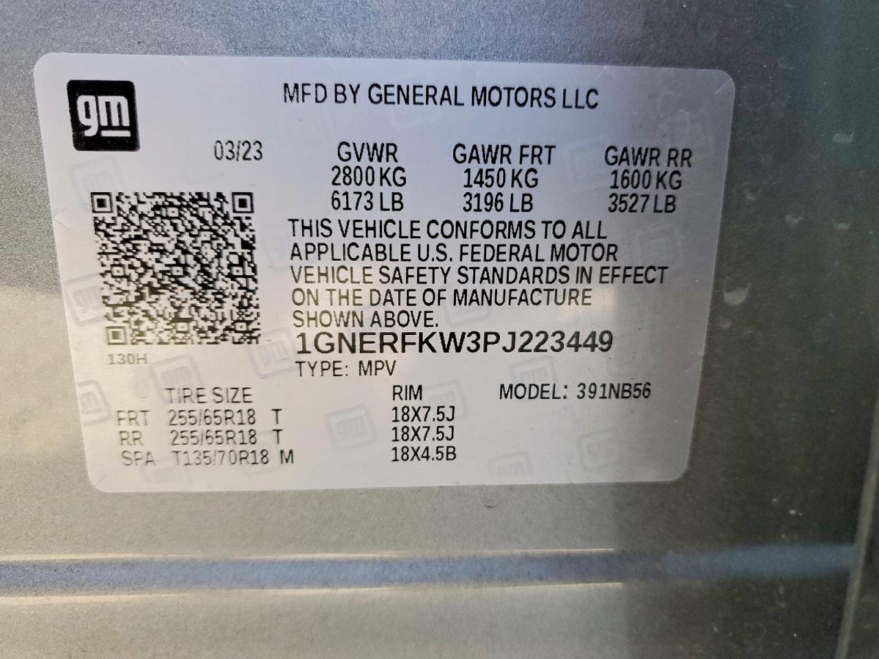 2023 CHEVROLET TRAVERSE