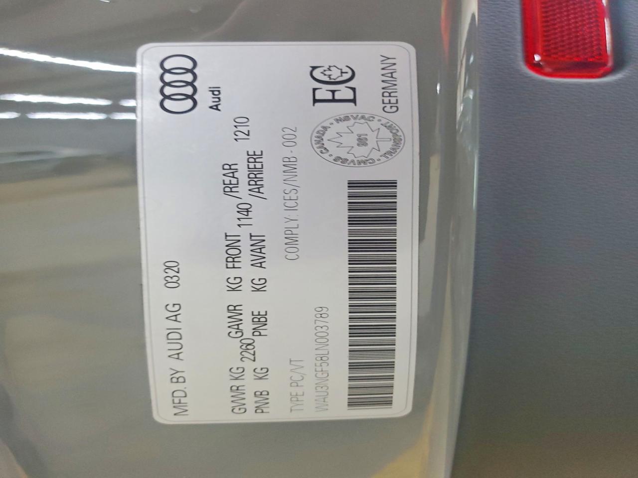 2020 AUDI A5