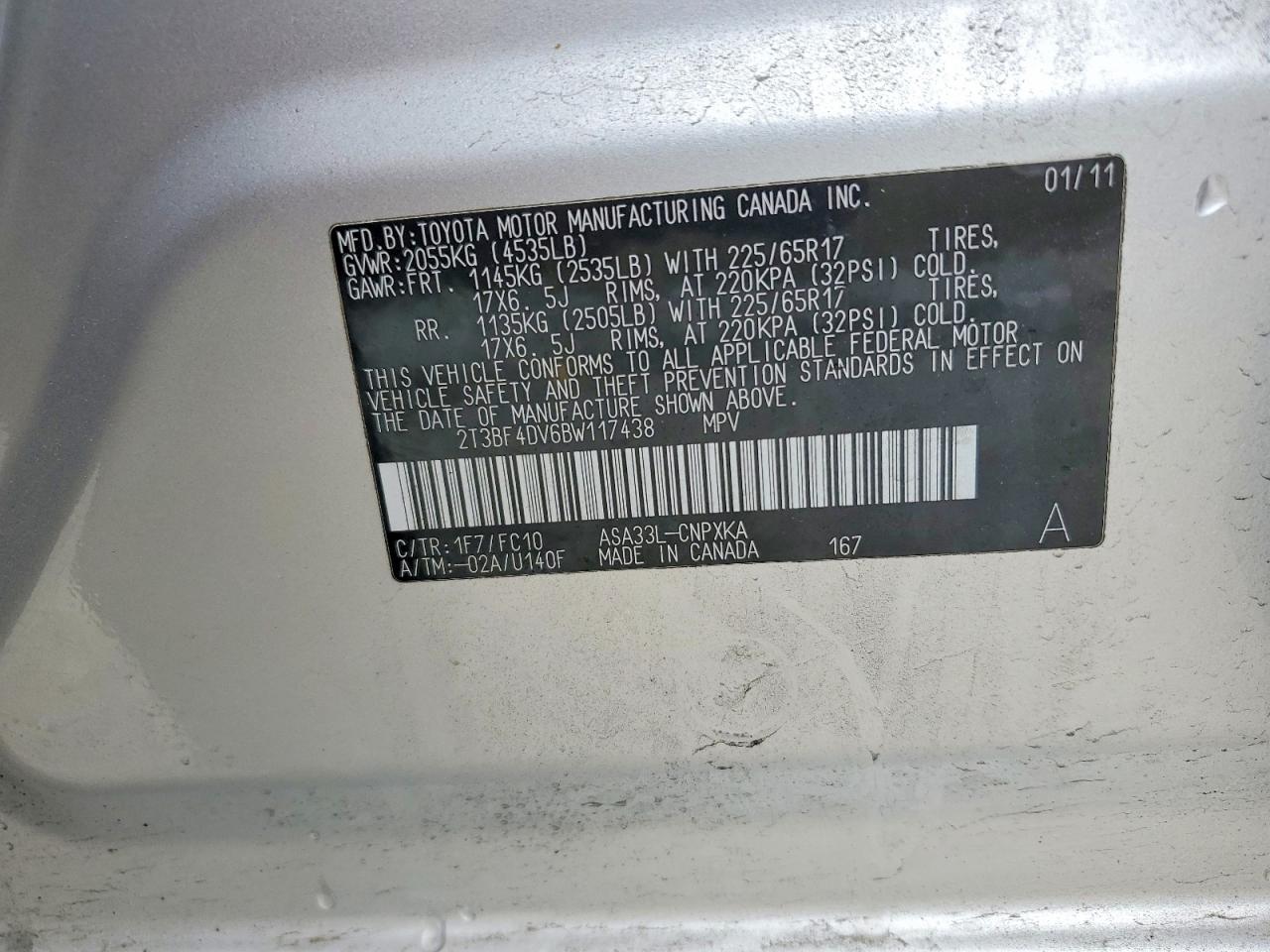 2011 TOYOTA RAV4