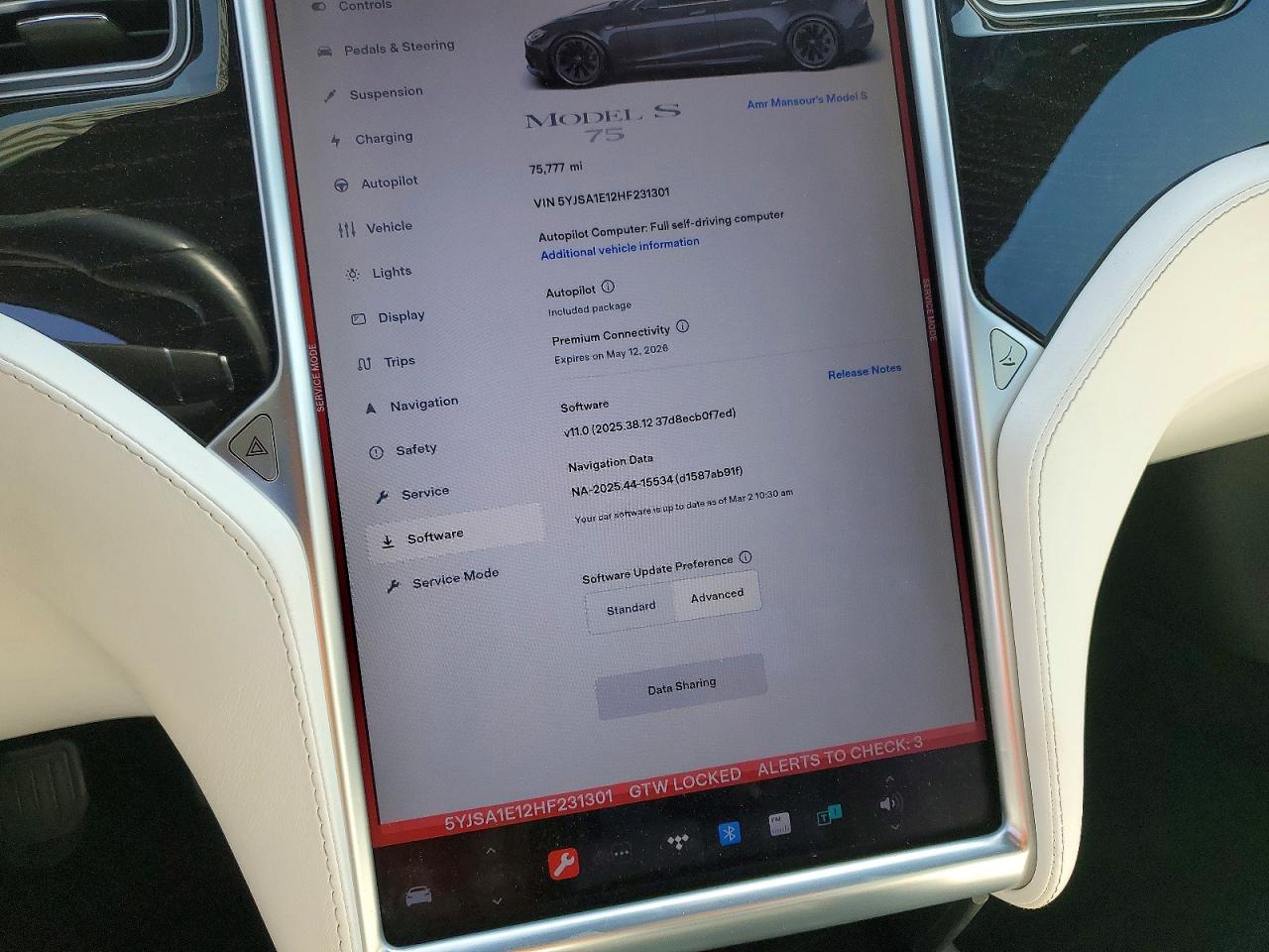 2017 TESLA MODEL S