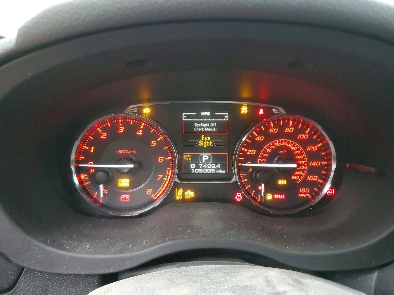 2016 SUBARU WRX