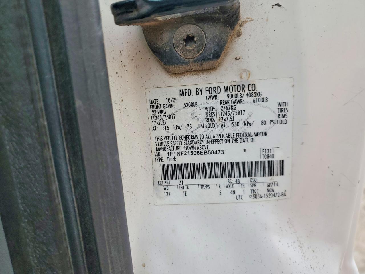 2006 FORD F250